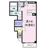 エステルノ 1Rの間取り