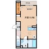 ラポール三輪 1Rの間取り