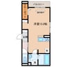 ラポール三輪 1Rの間取り