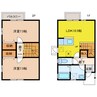 ルピーノ 2LDKの間取り