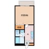 ラフィーネ三田 1Kの間取り