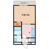 アンプルール　クラージュ　ＫＡＺＵＢＯＮ 1Kの間取り