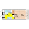 北林マンションⅡ 2Kの間取り