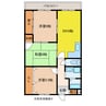 グリーンヒル３ 3DKの間取り