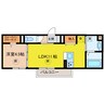 メゾンエトワールB棟 1LDKの間取り