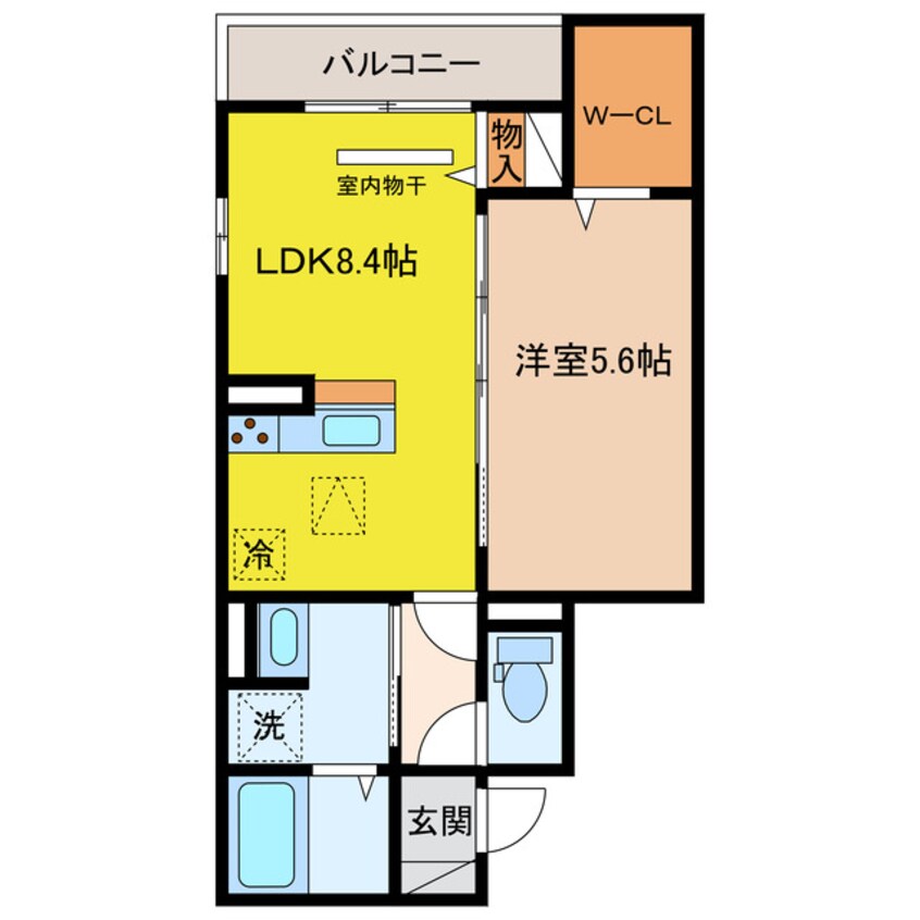 間取図 RハイツⅢ