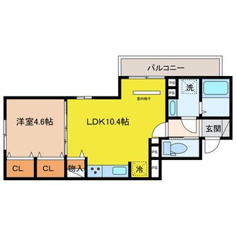 間取図 RハイツⅢ