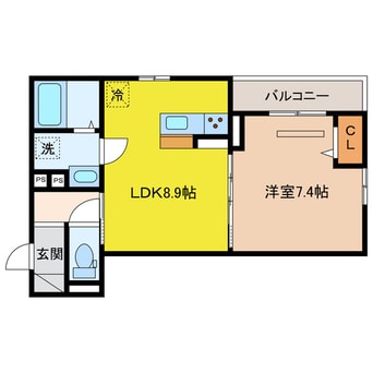 間取図 RハイツⅢ
