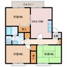 セジュール小西 3DKの間取り