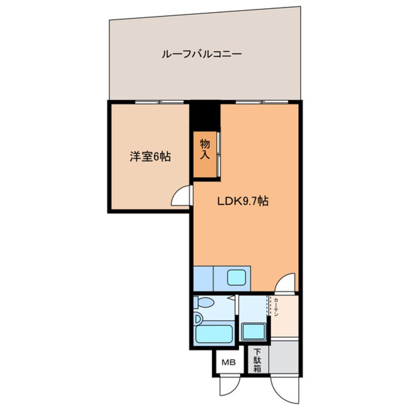 間取図 ハイエスト三田