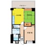 ラフォーレ横山 2LDKの間取り