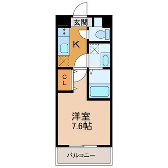 間取図 アシンメトリー三田