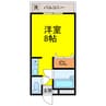 新三田オレンジハイツ 1Rの間取り