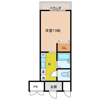 間取図 サンパティーク広野