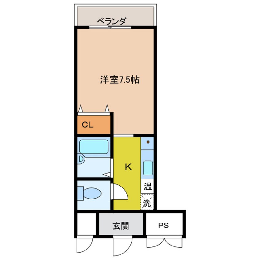 間取図 サンパティーク広野