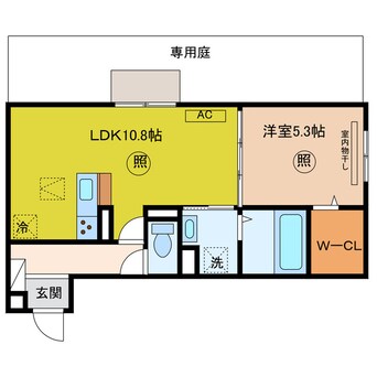 間取図 グランコントゥール　D棟