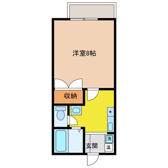 間取図 メゾクレール・ナカモトA