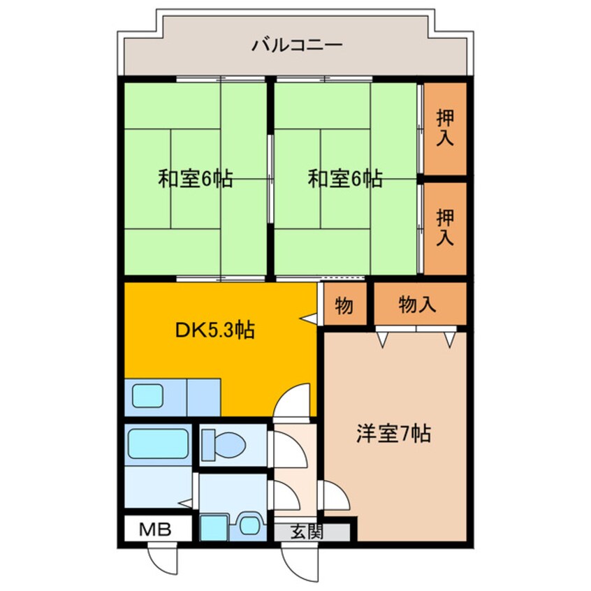 間取図 メゾン西山