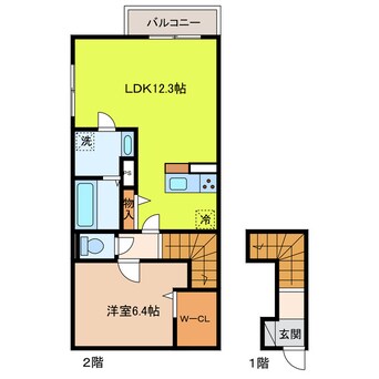 間取図 メルヴェーユ相生