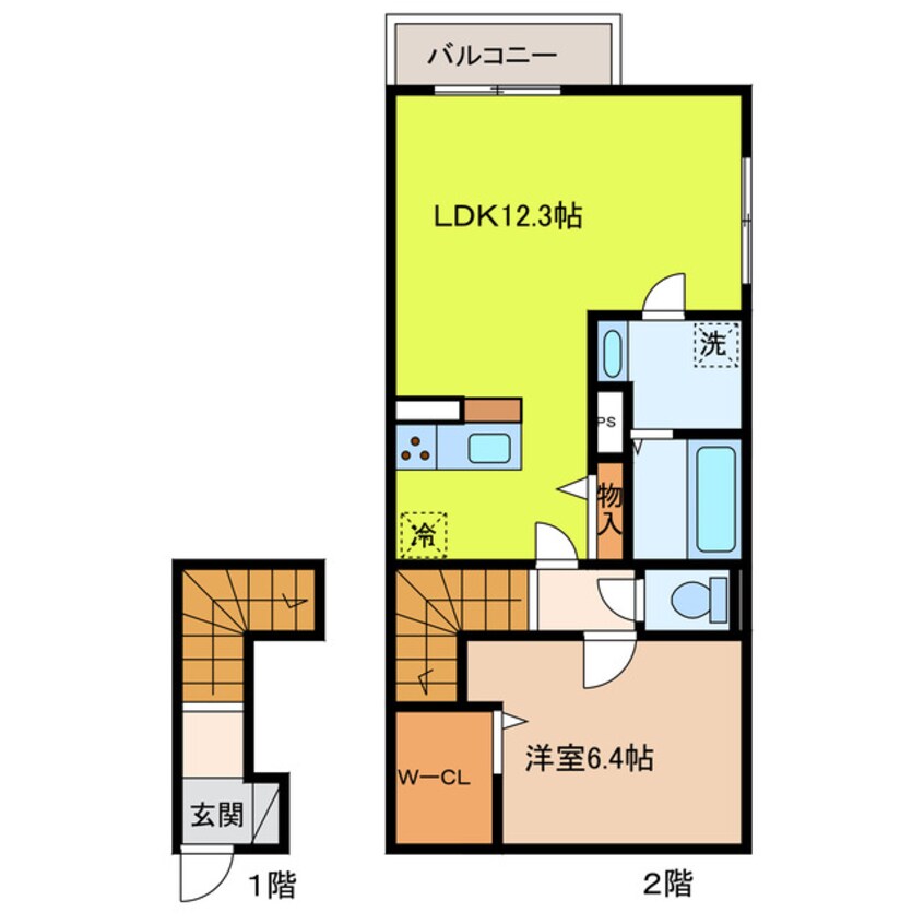 間取図 メルヴェーユ相生