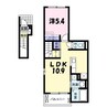 グランステラ 1LDKの間取り
