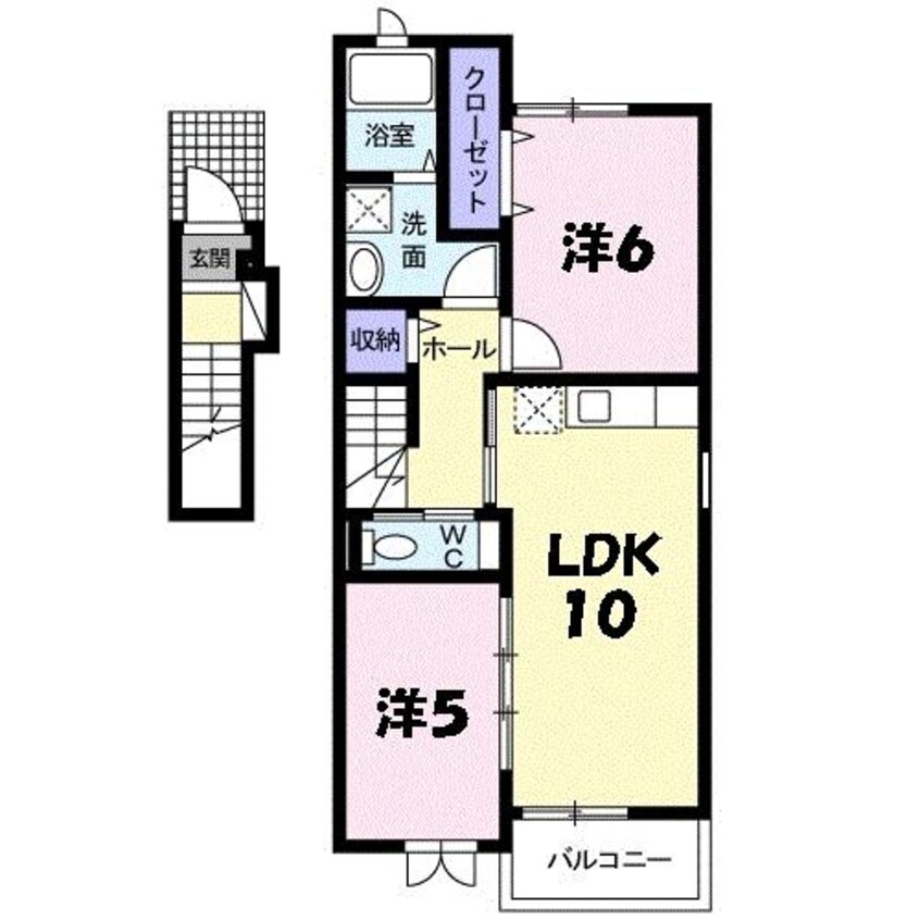 間取図 エスポワール道場