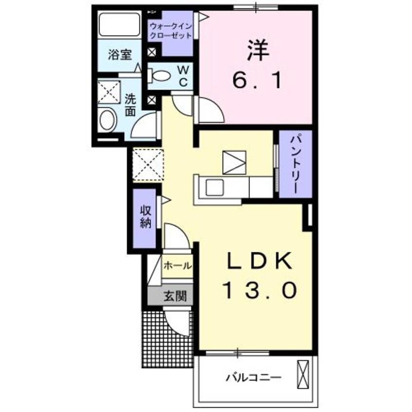 間取図 ボヌールメゾン西宮北 Ⅰ