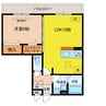 グレースシャトー 1LDKの間取り