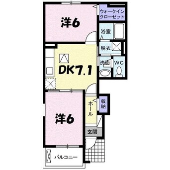 間取図 シャン・ド・フルール五社