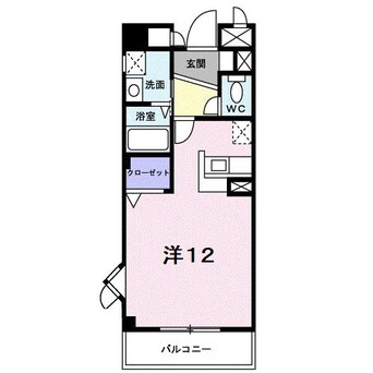 間取図 クラールオストベルグⅠ