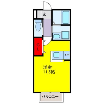 間取図 ガーデンコート西棟