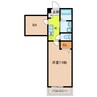 AILE岡場Ⅱ 1SKの間取り