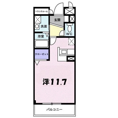 間取り図 クラールオストベルグⅡ