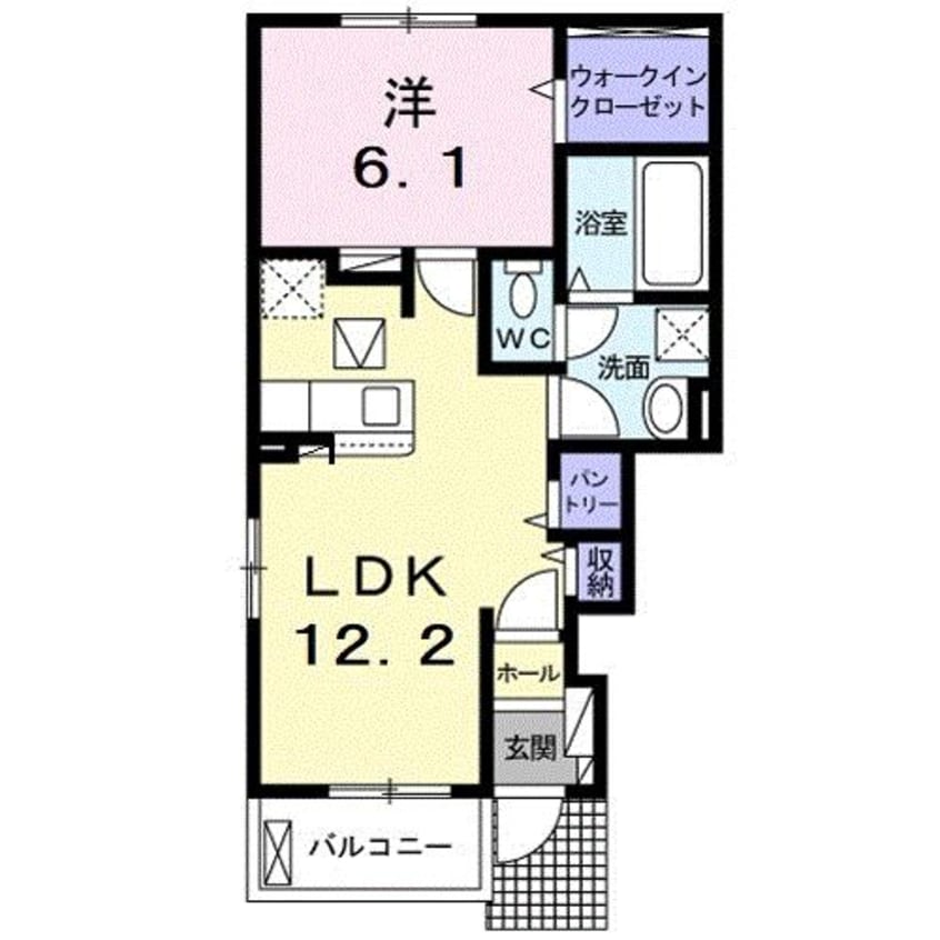 間取図 ザ・ビレッジグリーン山口町Ⅱ