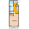 ハートフル岡場north 1Kの間取り
