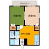 ニシガキハイツ 2DKの間取り