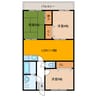 サンシャイン西山 3LDKの間取り