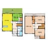 つつじが丘北3丁目貸し戸建て 4LDKの間取り