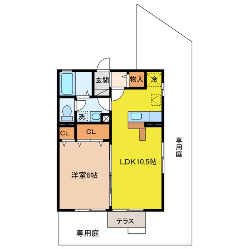 間取図 グランコントゥール　C棟
