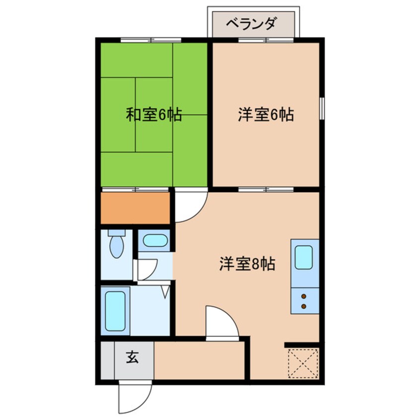 間取図 ステータスコーポ