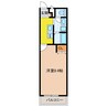 アンプルール ヴューテラスⅠ 1Kの間取り