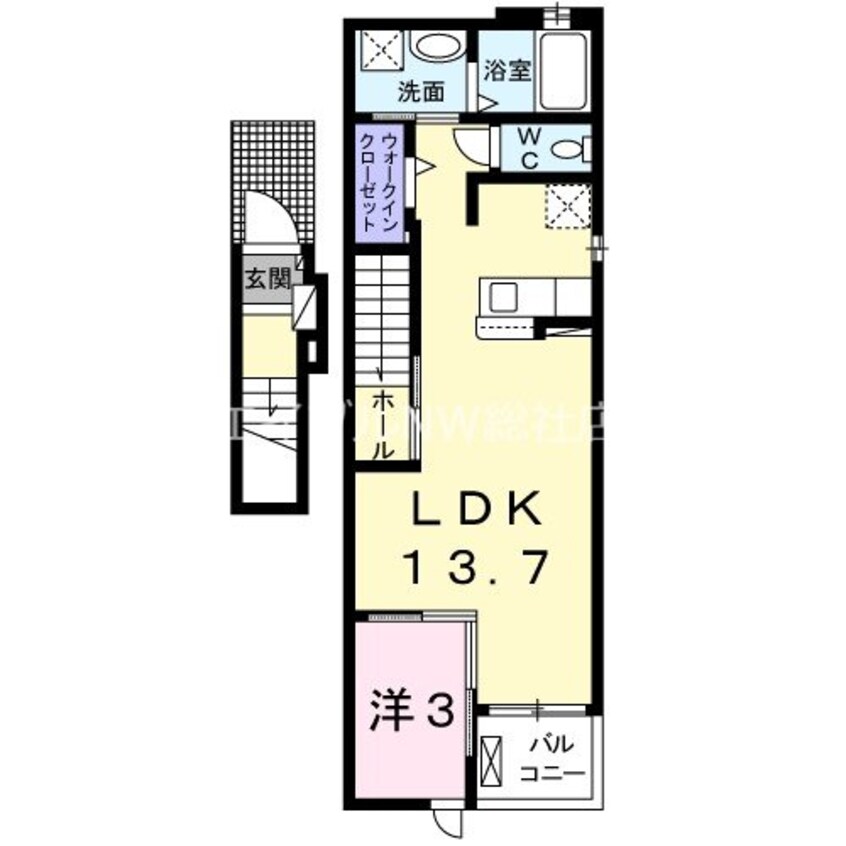 間取図 エミネンス　アムールＣ