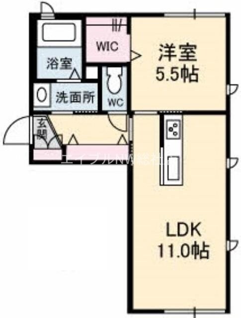 間取り図 シャーメゾンタウン倉敷運動公園前　Ｃ棟