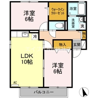 間取図 ロイヤルガーデンミルフィー　A棟