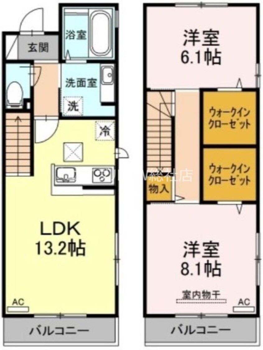 間取図 レガーロⅣ　A棟