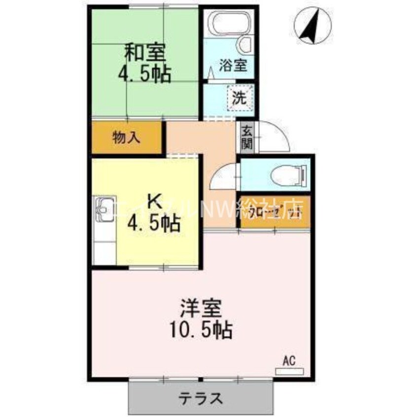 間取図 プレジール小﨑