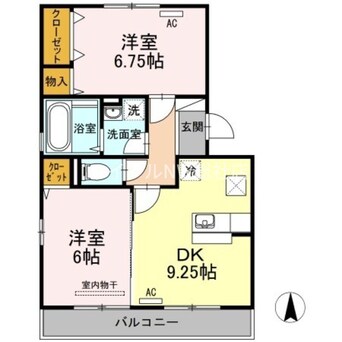 間取図 メルベーユ　Ｂ棟