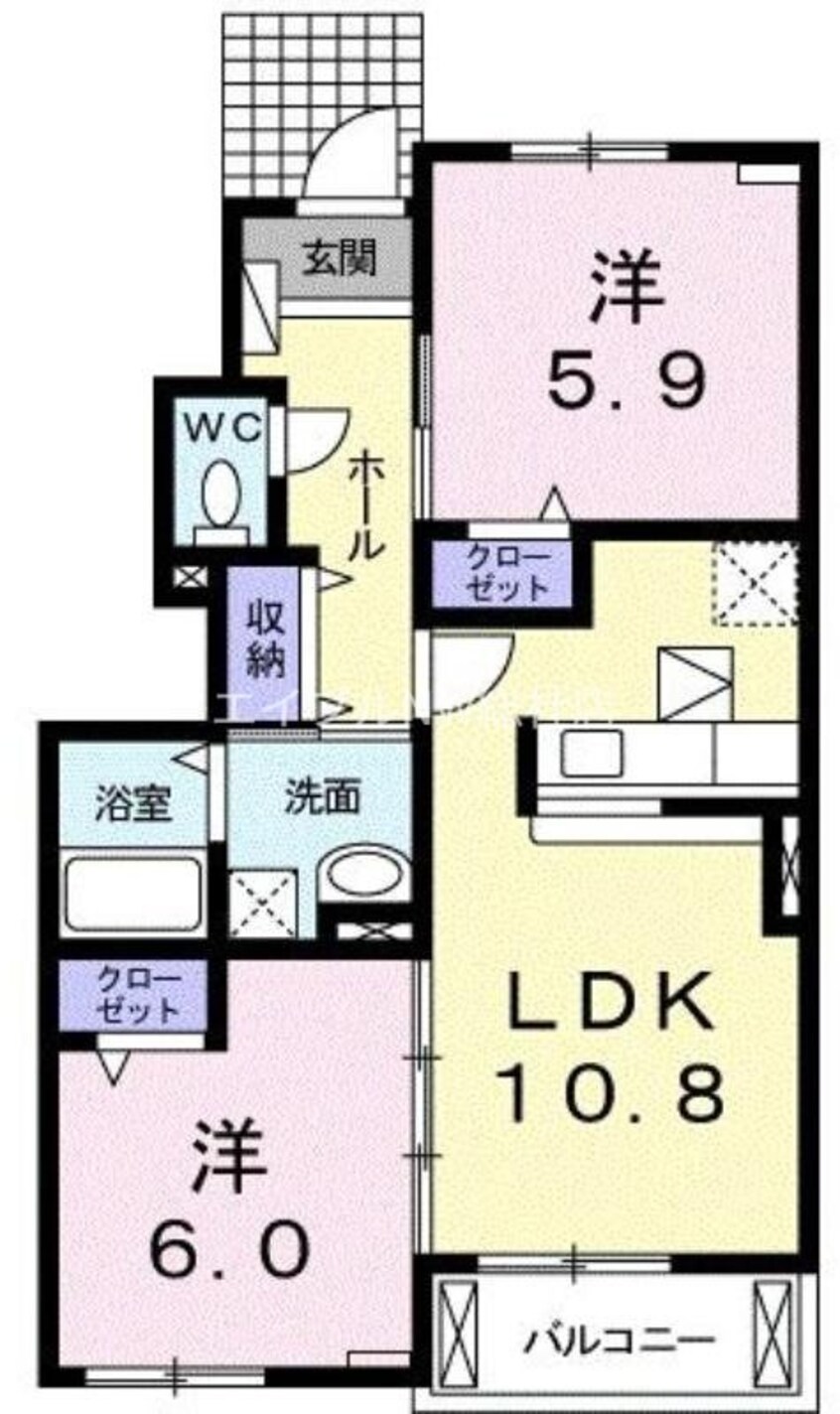 間取図 グレイス　アベニューＢ