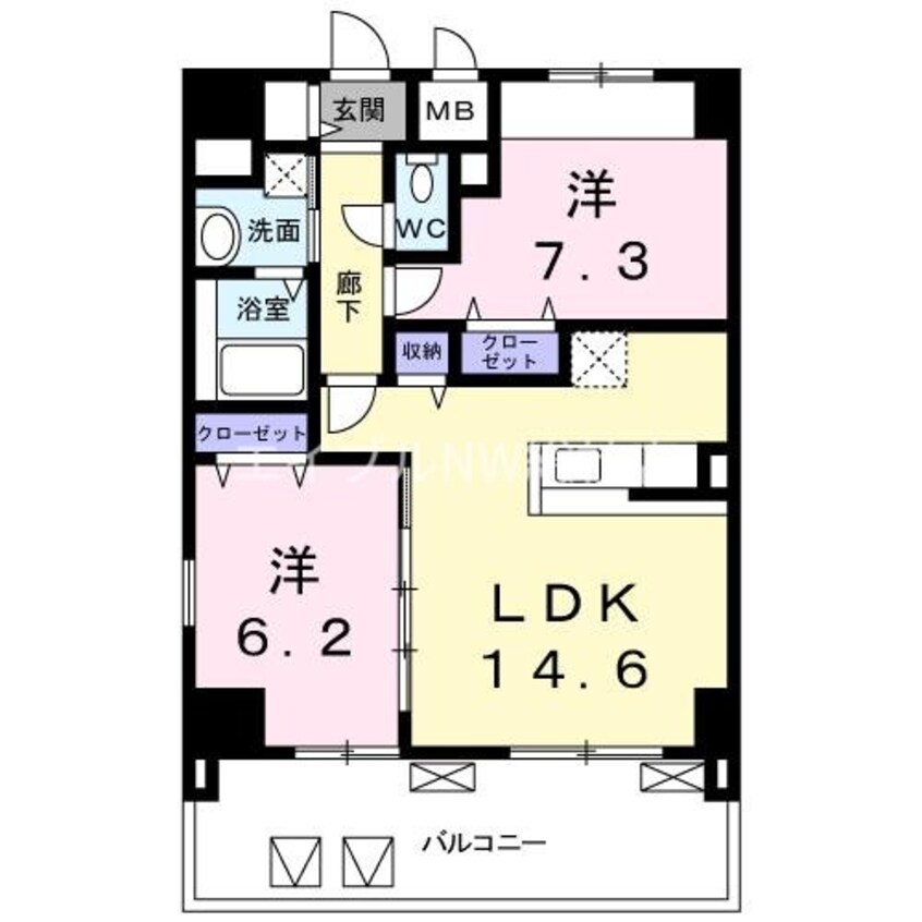 間取図 ケイマイティ　Ⅱ