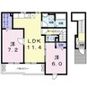 スマイリー 2LDKの間取り